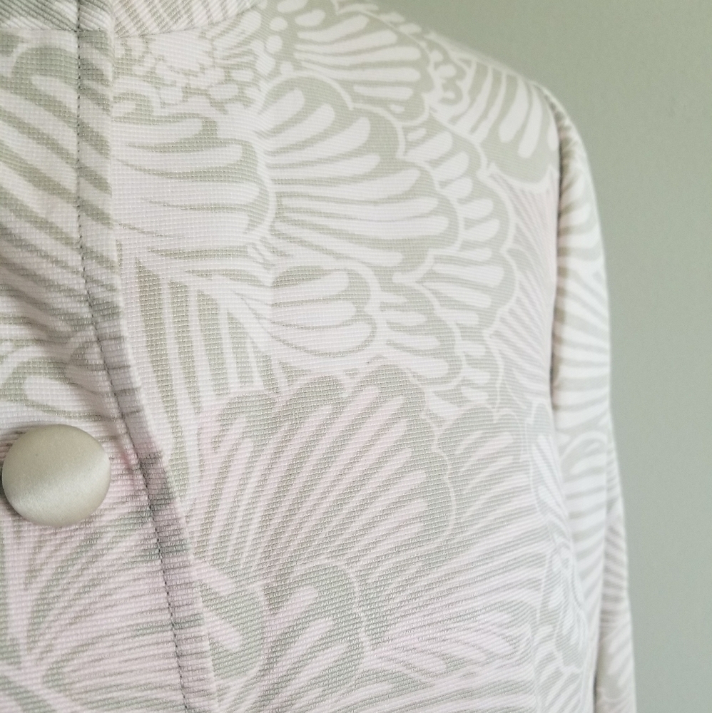 Sigrid olsen mandarian collar jacket in satin - Picture 10 of 13